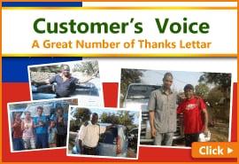 Customer's Voice A Great Number of Thanks Letter